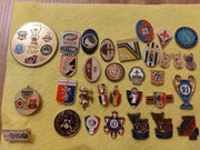 Zedtaw 32 odznaki piłkarskie - Milan, Inter, Juve, Barca itd PINS