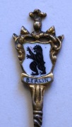 Srebrna łyżeczka Berlin - herb, próba 800, 6,65 gr