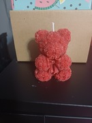 Świeca o kształcie misia 