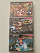 3 GRY NOKIA N-GAGE - RAYMAN 3, CRASH NITRO KART, PUYO POP