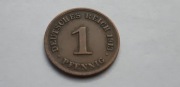 Niemcy Cesarstwo Niemieckie - 1 fenig, pfennig 1913 - mennica D