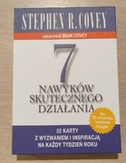 7 NAWYKÓW SKUTECZNEGO DZIAŁANIA. 52 karty. S. R. COVEY