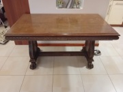 Neorenesansowe Biurko na Lwich Łapach unikatowy.