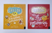 2x książka Gryzak Książko-potworek Emma Yarlett