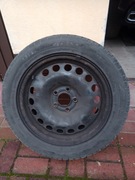 4 felgi ze starymi, ale jeszcze dobrymi oponami +20 śrub +nowe kołpaki