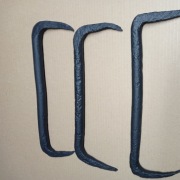 Łączniki ciesielskie stare kute 3 sztuki + 2 sztuki gratis