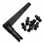 Zestaw klucz i kominki Uberti - do rewolwerów czarnoprochowych,31,36,44Nowy