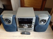Wieża Samsung MAX-920 (3 CD, FM RDS, 2 kasety) + głośniki PS 920E + pilot