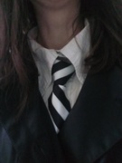 Krawat damski trendowy w paski
