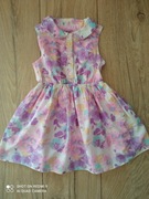 F&G sukienka kwiaty lato 98 2-3