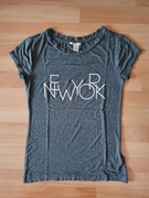 H&M koszulka damska bluzka t-shirt XS/34