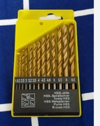 Wiertła metryczne Set13PCS (1.5mm-6.5mm)