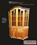 Stylowa Klasyczna Witryna 140 Dębowa Śliczna Dąb Rustikalny 