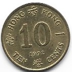 Hong kong 10 c.1992