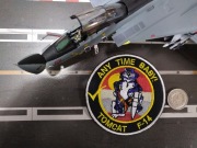 Naszywka F-14 Tomcat Any time Baby! rzep velcro