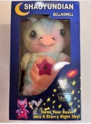 Pluszowy jednorożec wielokolorowy projektor-nocny