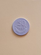 50 Groszy  Aluminium . Moneta obiegowa z roku 1949 . Stan  - bardzo dobry .