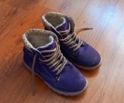 Buty zimowe dla dziewczynki r. 33/34 śniegowce kozaki