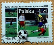 3774, * kasowany, Polska w finałach MŚ w piłce nożnej 2002