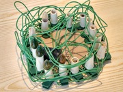 Oryginalne lampki choinkowe z czasów PRL