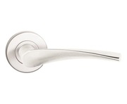 KLAMKA DRZWIOWA ROMA STAL NIERDZEWNA OKRĄGŁA 2szt