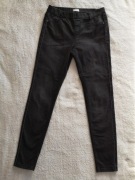 Szare grafitowe spodnie jeansy tregginsy legginsy Camaieu 40 dżety jak nowe