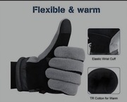 Rękawice zimowe CCBETTER dla mężczyzn Rękawica robocza ocieplane roz S