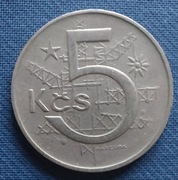 Moneta Czechosłowacja 5 Koron 1969