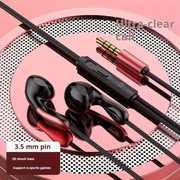 Słuchawki douszne MK 26 z mikrofonem i gniazdem 3.5 mm Super Bass