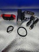 Zestaw oświetlenia rowerowego LED – przednia i tylna lampka! 