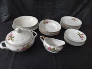 Serwis, zestaw obiadowy Chodzież, 7 osób, róże