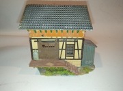 Mała stacja z rampą mur pruski domek H0 Okazja!