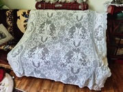 Firanka koronkowa anielskie klimaty w kolorze białym 