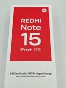 NOWY ZAPLOMBOWANY Xiaomi Redmi NOTE 15 Pro+ plus. 8/256gb