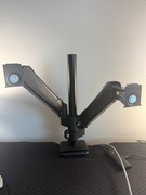 Uchwyt biurkowy BONTEC – na 2 monitory (13–32″), VESA, regulowany