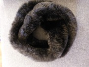 H&M Szalik komin ze sztucznego futerka czarny nowy bez metki 