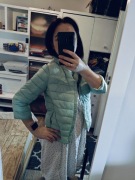 Lekka Kurtka Pikowana Amisu (Miętowa)