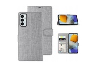 Foluu Etui z klapką na telefon Samsung Galaxy M23 (2022) szare