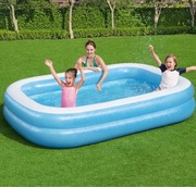 Basen Ogrodowy Dmuchany Rodzinny Duży prostokątny