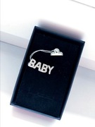 mega śliczna nausznica mamy Baby srebro 925