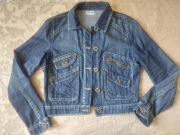 Moto Topshop kurtka dżinsowa katana granat L M S