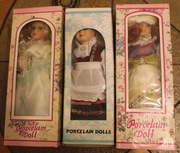 Kolekcjonerskie lalki porcelanowe x 3