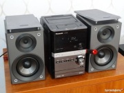 Wieża stereo Panasonic SA-PM 48 kolumny pilot RDS MP3 usb