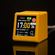 GeekMagic Ultra Smart Zegar WiFi Stacja Pogody GIF Biurko