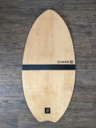 Deska Skimboard OLAIAN 110 drewniana 103 cm