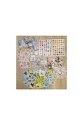 Zestaw 620 różnych naklejek bujo scrapbooking