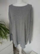 Szara lekka bluzeczka damska z kryształkami r 46