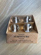 Kryształowe gałki do mebli 4 szt., szkło nowe