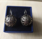 Kolczyki szarotki jak Warmet