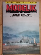 Model Kartonowy Modelik 1998\11 Włoski pancernik GIULIO CESARE